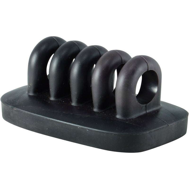 JacobsParts Cable Clip Holder Weighted Desktop Cord Management Fixture (Black) - Image 2